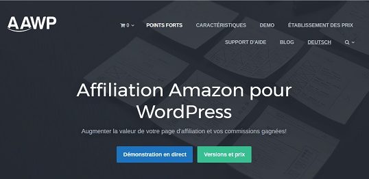 Traduction française de Amazon Affiliate for WordPress